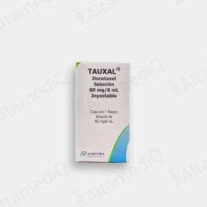 Tauxal (Docetaxel) 80 mg / 8 mL Solución Inyectable - Caja con 1 Frasco Ámpula