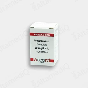 Traxacord (Metotrexato) 50 mg / 2 mL Solución Inyectable - Caja con 1 Frasco Ámpula