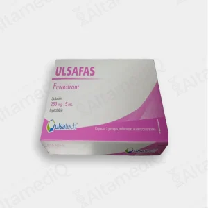 Ulsafas (Fulvestrant) 250 mg / 5 mL Solución Inyectable - Caja con 2 Jeringas Prellenadas