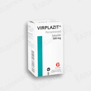 Virplazit (Pemetrexed) 500 mg Solución Inyectable - Caja con 1 Frasco Ámpula
