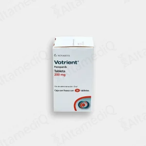 Votrient (Pazopanib) 200 mg - Frasco con 30 Tabletas