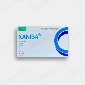 Xaniba (Capecitabina) 500 mg - Caja con 120 Tabletas