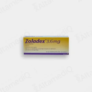 Zoladex (Goserelina) 3.8 mg Implante de Liberación Prolongada (1 Mes) - Caja con 1 Jeringa Precargada