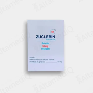 Zuclebin (Epirubicina) 50 mg Solución Inyectable - 1 Frasco Ámpula