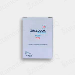 Zuclodox (Doxorubicina) 50 mg Solución Inyectable - 1 Frasco Ámpula