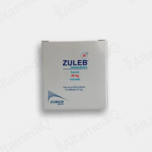 Zuleb (Daunorubicina) 20 mg / 10 mL Solución Inyectable - 1 Frasco Ámpula