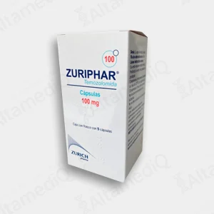 Zuriphar (Temozolomida) 100 mg - Caja con 5 Cápsulas