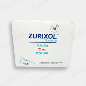 Zurixol (Docetaxel) 20 mg Solución Inyectable - 1 Frasco Ámpula